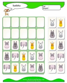 Sudoku Çocuk Bulmacaları